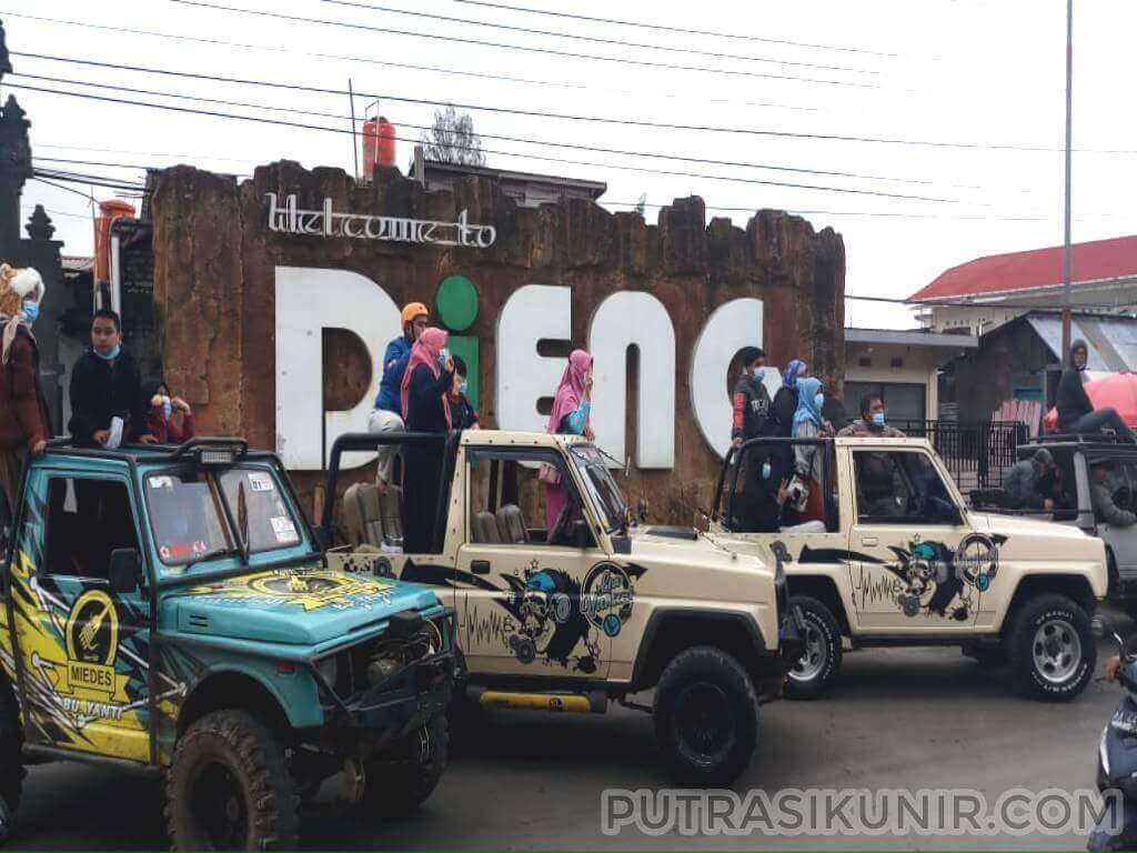 Galeri Wisata Jeep di Dieng Banjarnegara